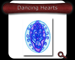 Buy Dancing Hearts Note Card