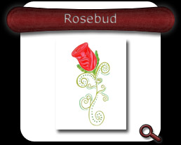 Buy Rosebud Note Card