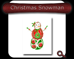 Buy Christmas Snowman Note Card