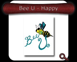 Buy Bee U - Happy Note Card