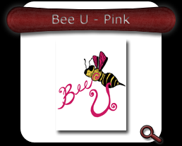 Buy Bee U - Pink Note Card