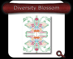 Diversity Blossom - Spring 2011 - 2 Flowers Note Card
