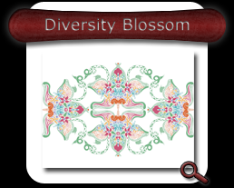 Diversity Blossom - Spring 2011 - 4 Flowers Note Card
