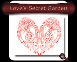 Loves Secret Garden - Pink Note Card